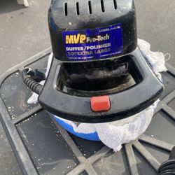 MVP Pro-Tech 10" Extra Large Buffer/Polisher. This tool is designed for car detailing and features a 10-inch diameter for large coverage and a double 