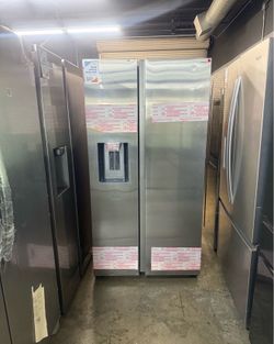 😍 SAMSUNG STAINLESS STEEL 2-DOOR SIDE BY SIDE REFRIGERATOR 😍