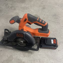 Circular Saw Black And Decker Cordless 