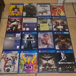 PlayStation 4 Video Game Collection PS4