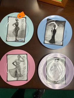 Neiman Marcus Decorative Plates Set of 4