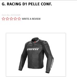 Dainese Leather D1 Racing Jacket