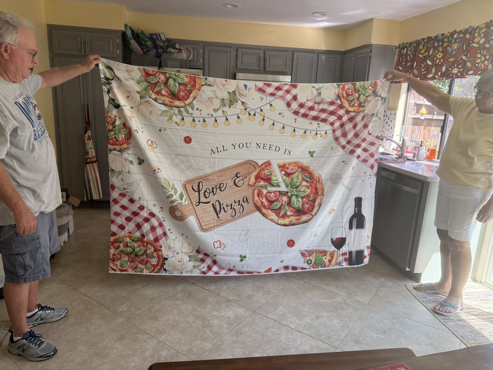 All You Need Is Love And Pizza Banner