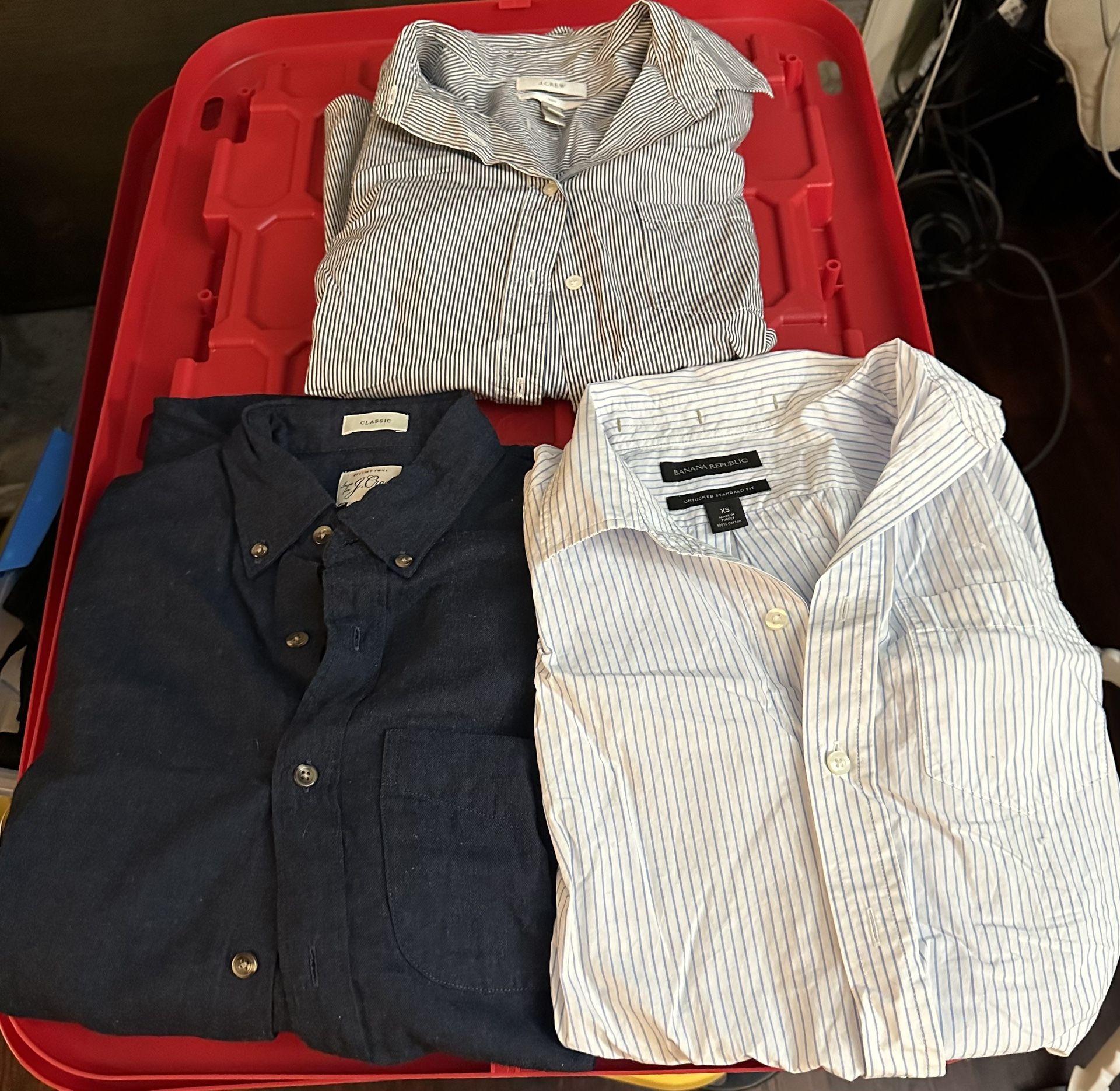 Boys/young Men Button Down Tops