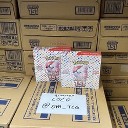 Pokemon 151 Booster Box JP