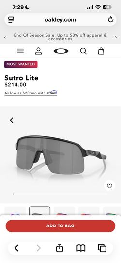 Used Oakley Sutro Lite Prizms