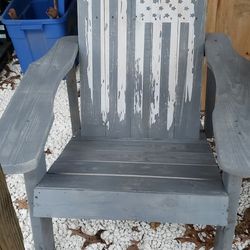 Patriotic Adirondack Style Chairs