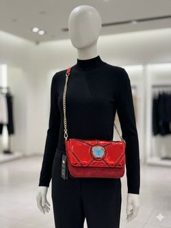 Marvel Iron Man Arc Reactor Metallic Crossbody Bag