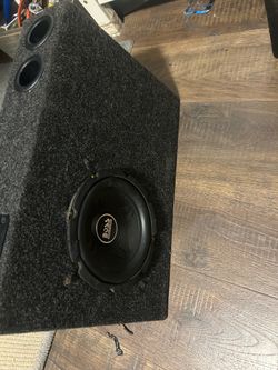 boss audio 8 inch sub w/ported box