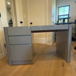 Postmodern Waterfall Deco Desk 80s 