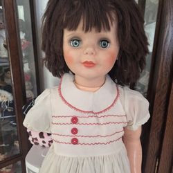36" Unmarked Patty Playpal Doll For Parts.
