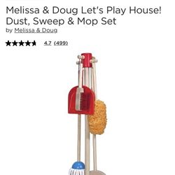 Melissa And Doug Dust Sweep And Mop Set