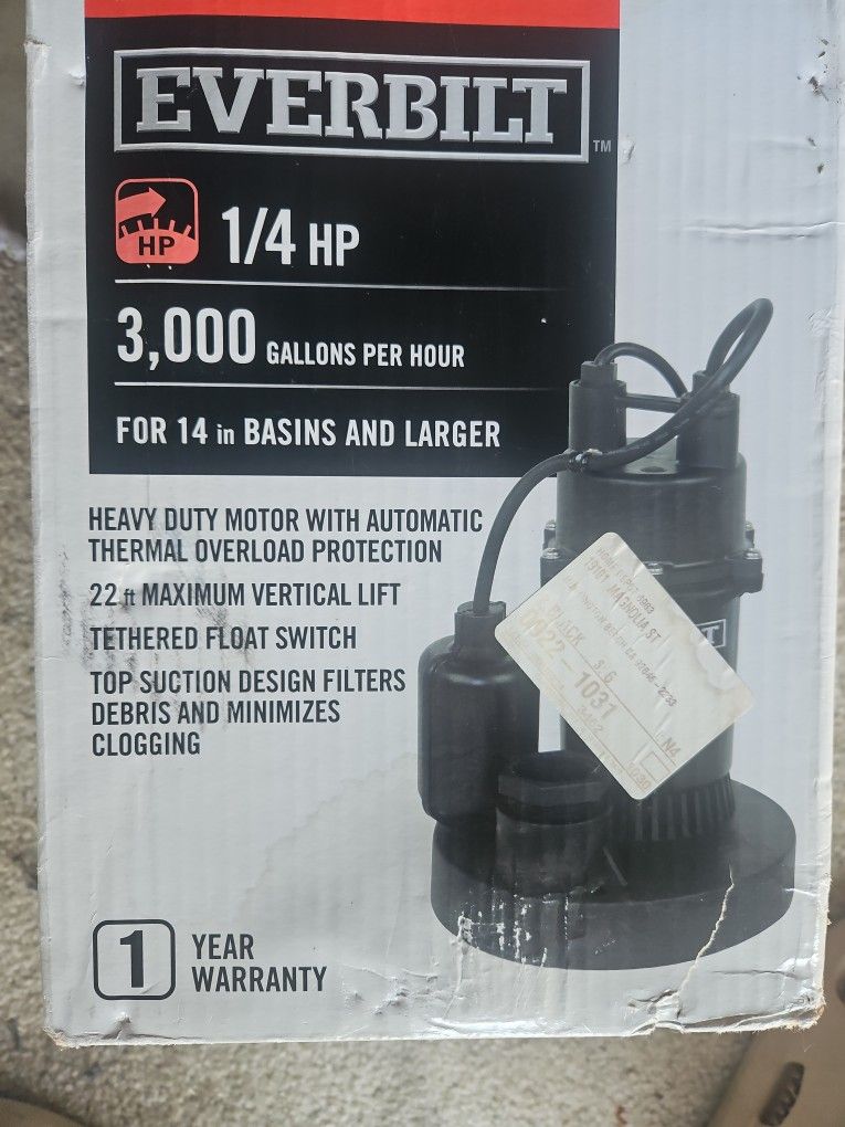 Submersible Sump Pump