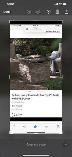 Propane Outdoor Firepit