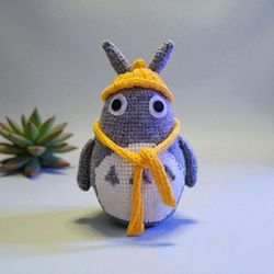 Handmade One of a Kind Crochet Amigurumi Totoro 