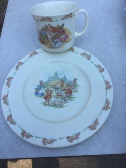Bunnikins cup and saucer