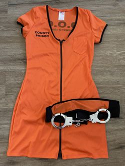 Adult prisoner dress Halloween costume