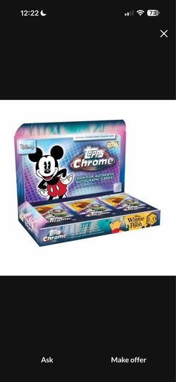 Disney chrome hobby box