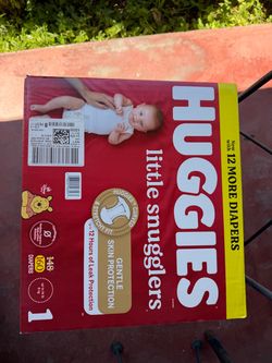 BRAND NEW Huggies Little Snugglers Diapers size 1