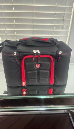 BLACK 6 PACK FITNESS MEAL PREP BAG SET