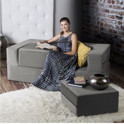 Jaxx modular loveseat/futon