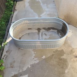 Galvanized Plant Container