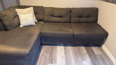 Brown L Shape Sectional 104x66