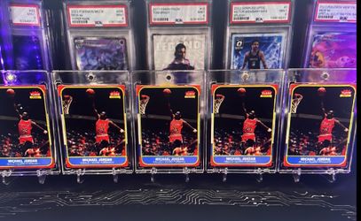 1986 flair number 57 Michael Jordan NOVELTY  card