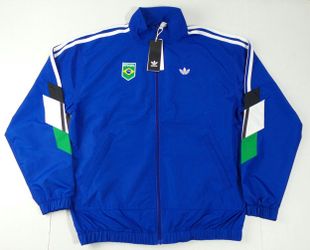 Adidas Originals Brasil National Team Track Top Jacket Size Mens S#JE1692