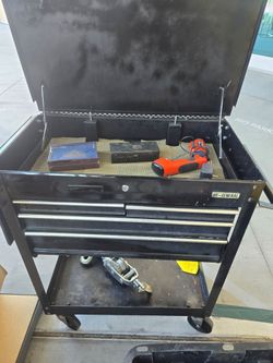 US General Rolling Tool Cart + Full Tool Set — Screwdrivers, Sockets, Wrenches, Pliers & More