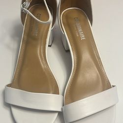 White Heels Size 8