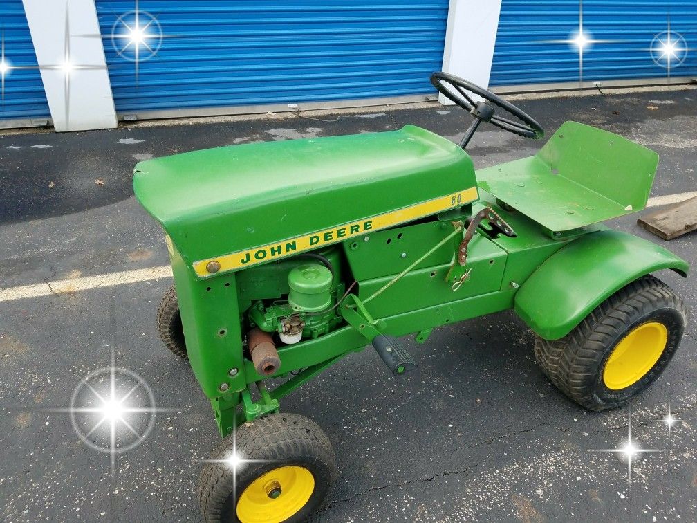 1968 John Deere Model 60 Lawn Tractor With Tecumseh VH60 6 Horsepower Engine