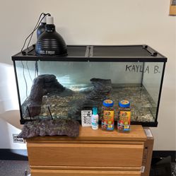 Turtle/Fish Aquarium set