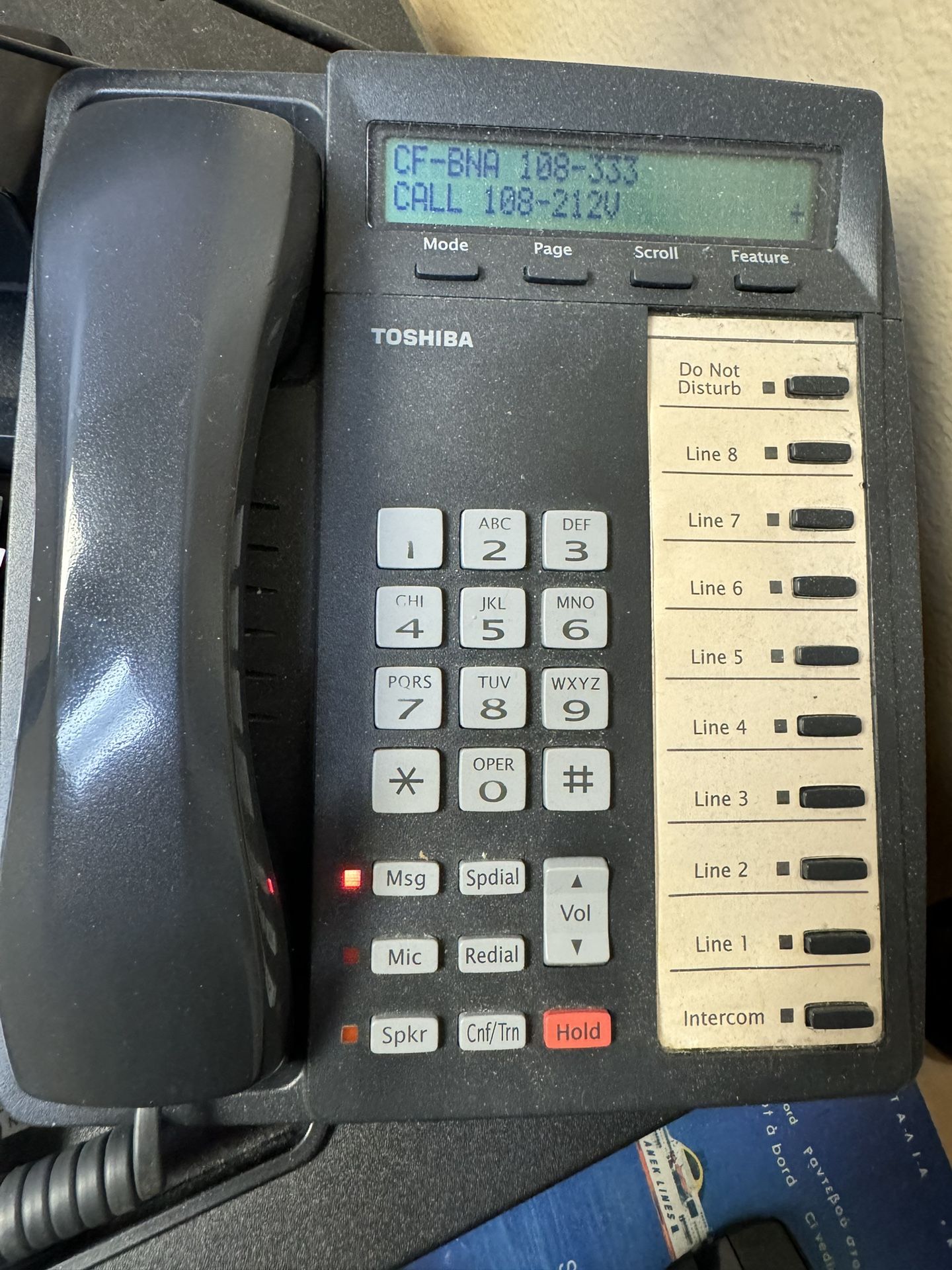 Toshiba Phones And System