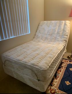 Twin Adjustable Bed with Mattress