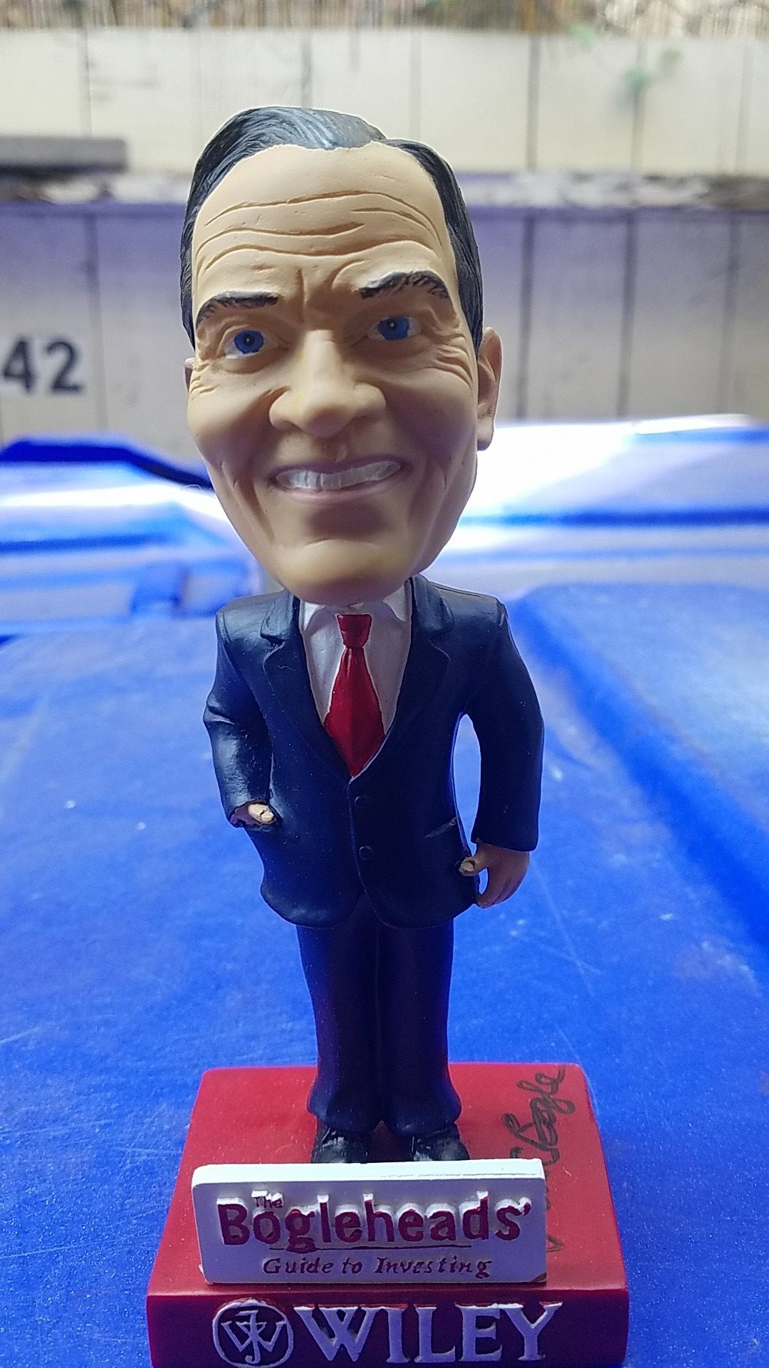 Boblehead Rare signed Jack Bogle Boglehead