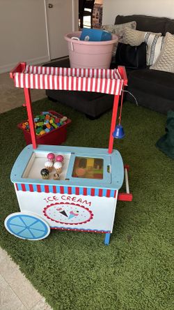 Toy ice cream cart
