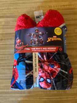 Kids Spider Man Plush Hoodie