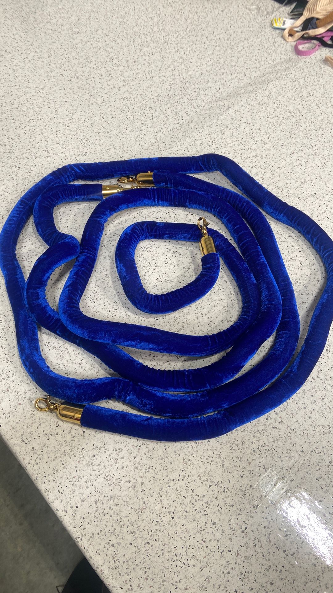 NOVELBEE 12pcs 8ft Blu VEL Party Decorations