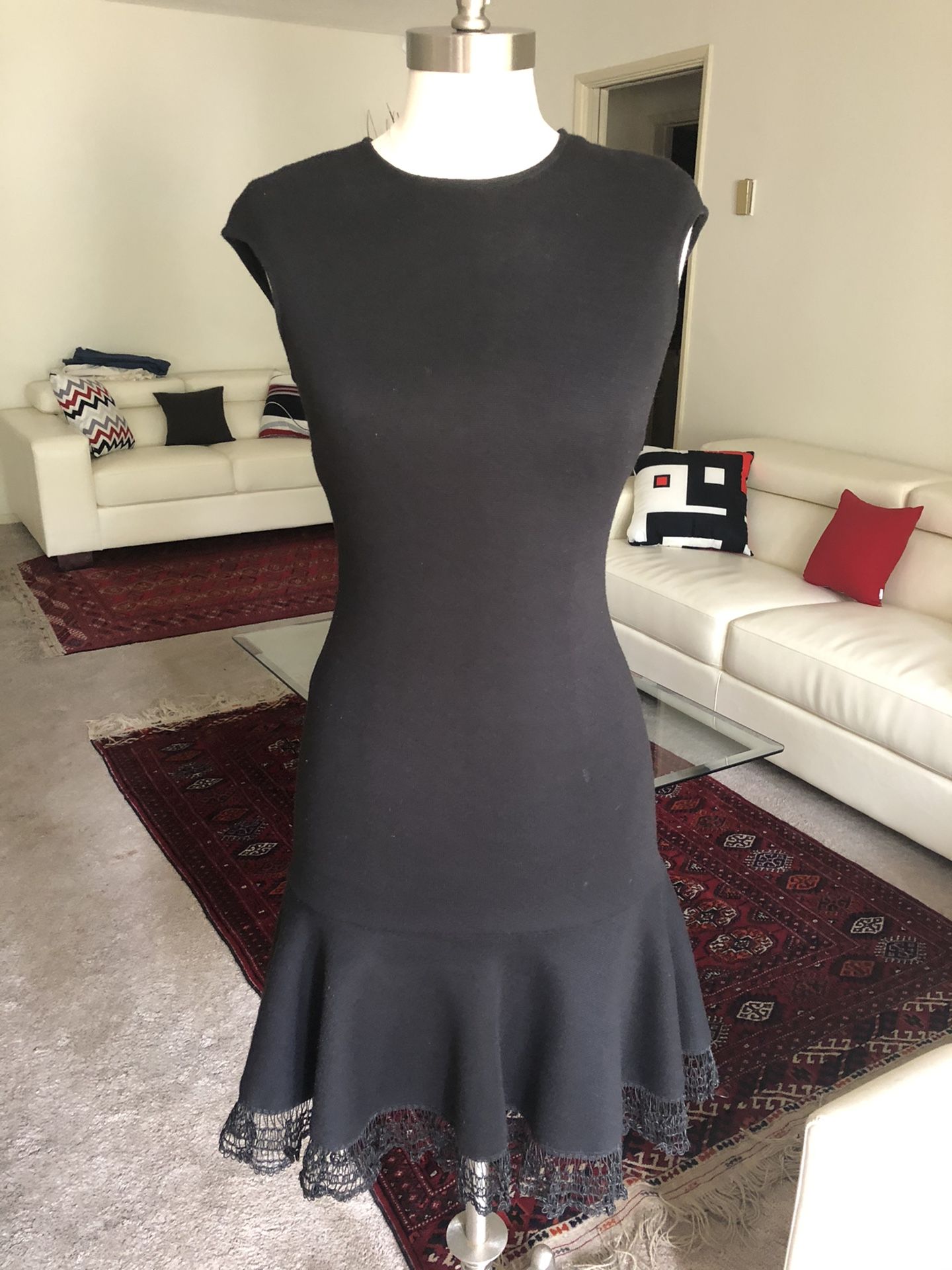 BEHNAZ SARAFPOUR BLACK DRESS SIZE 4