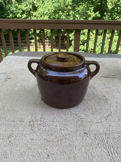 Vintage Made in the USA Bean Pot