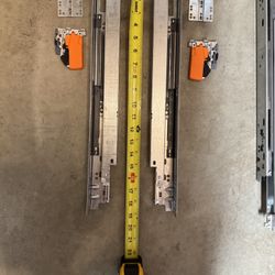 18” Blum Tandem Drawer Slides With  Blumotion