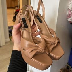 Aqua Heels Size 9