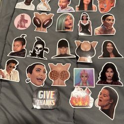 Kim K Stickers $12