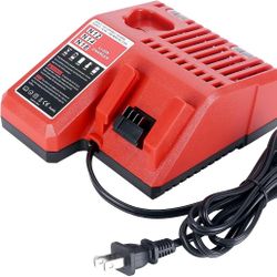 ► Replacement Rapid Battery Charger Milwaukee M12 M18 12V 18V Lithium Ion Batteries Power Tools 48-59-181248-11-2420 48-11-1815 48-11-1840 48-11-1841