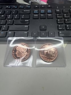 (4) 1oz Copper Rounds Designs featuring 4 USA Coins