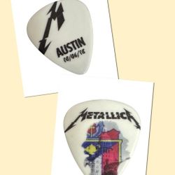 METALLICA - METALLICA - 2018 Austin, Texas Worldwired Tour Exclusive Guitar Pick 