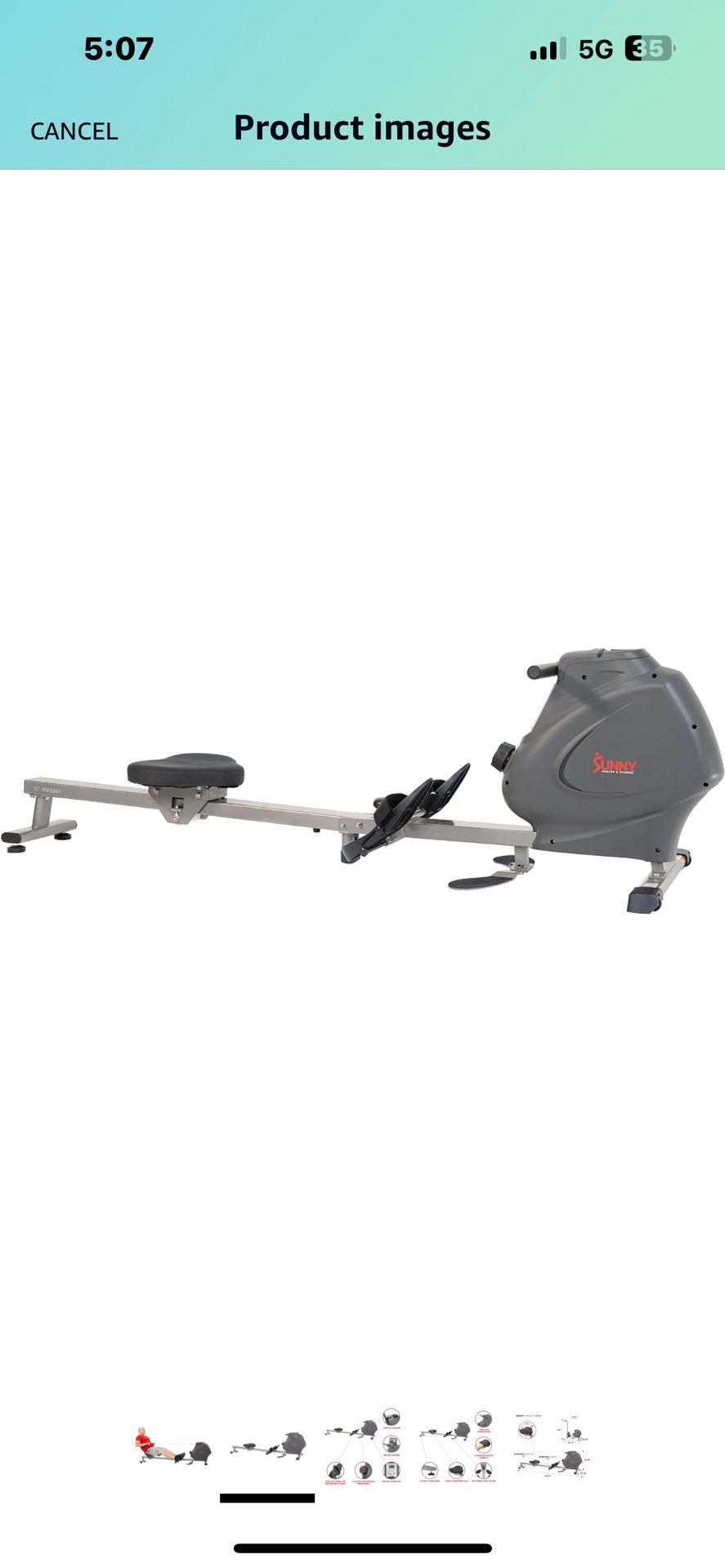 Foldable Rowing Machine