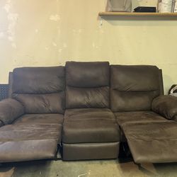 Ashley Furniture Reclining Couch and Loveseat 