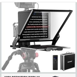 NEEWER, Teleprompter X17 II, with RT113 Remote/APP Control, 17" HD Beamsplitter All Metal Frame Upgraded Camera Mount QR Plate,